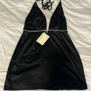 Peppermayo women’s size 6 Black silky dress